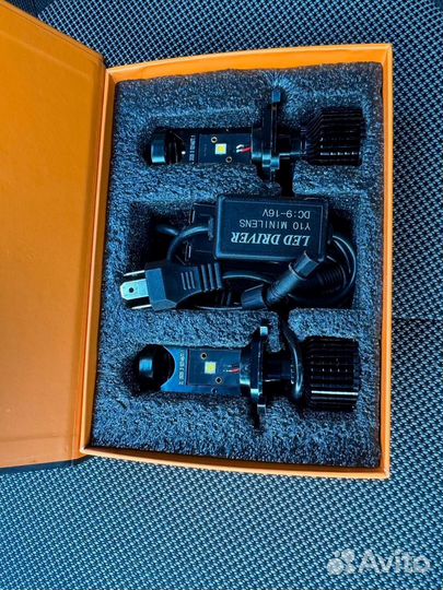 Светодиодные линзованные лампы H4