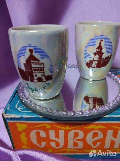 Рюмки сувенирные набор/ ссср/Нижний Новгород