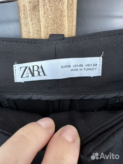 Брюки zara черные