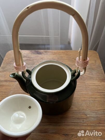 Чайник заварочный фарфоровый маленький