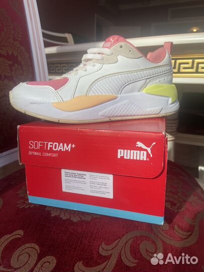 Кроссовки puma x-ray game white-bubblegumoleum 36р