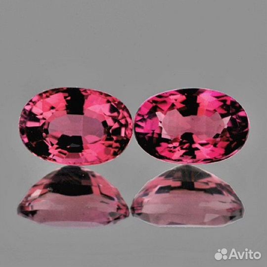 Турмалин натуральный 0,89Ct 6х4мм 1к-кт VVS Овал