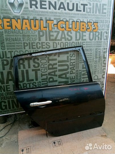 Дверь задняя правая Рено Меган 2 универсал
