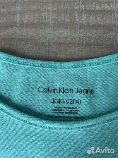 Calvin Klein Jeans новая футболка на девочку