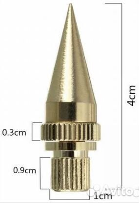 Комплект шипов М6 на 2 колонки (8 штук)
