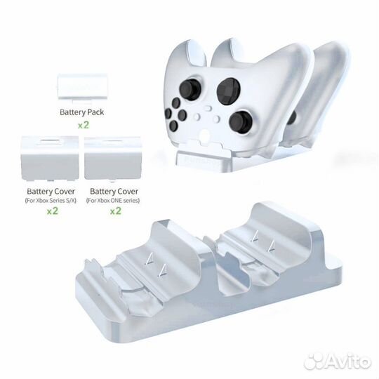 Док станция + аккумуляторы xbox one / series s x