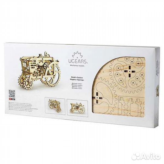 Деревянный конструктор Ugears Трактор