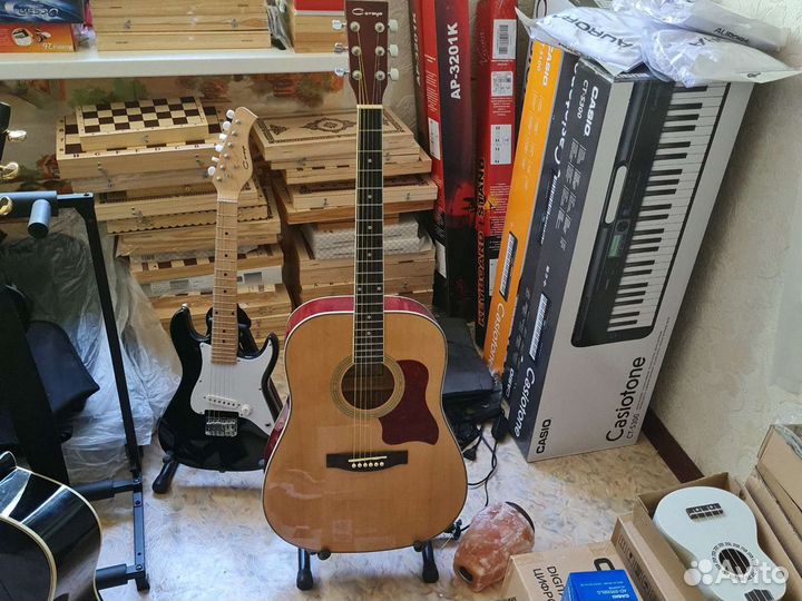 Новая гитара Caraya f-600bs/f-640n