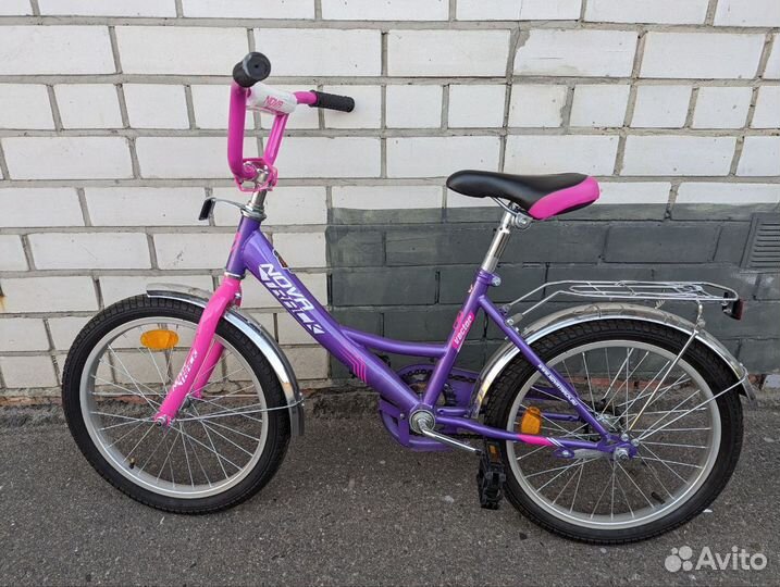 Детский велосипед двухколёсный NovaTrack Vector18'