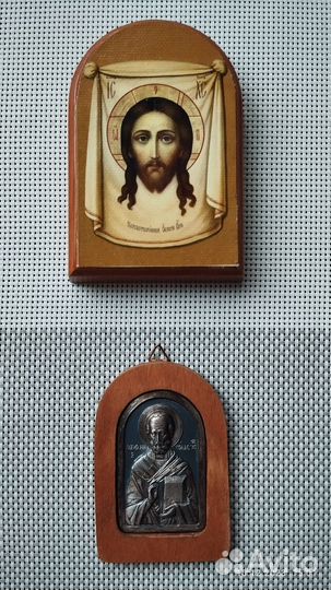 Иконки Иисус Христос.Николай Чудотворец