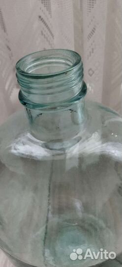 Бутыль стеклянная