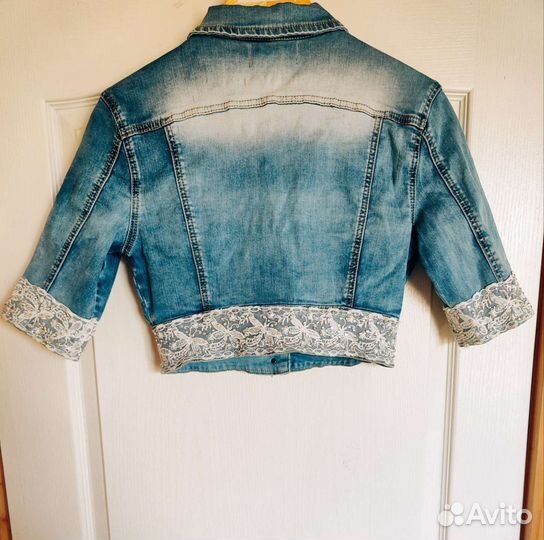 Укороченная джинсовка