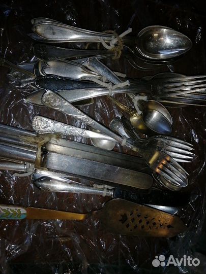 Старинные приборы старинные. Столовые