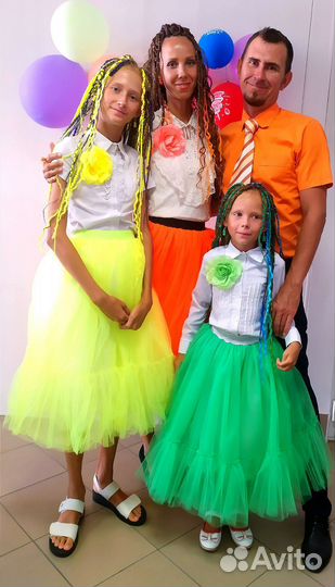 Комплект афрокос, бохокос