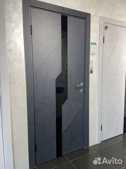 Межкомнатная дверь в стиле лофт серия F-3