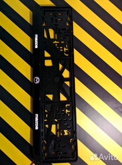 Номерная рамка c вашим логотипом и дизайном