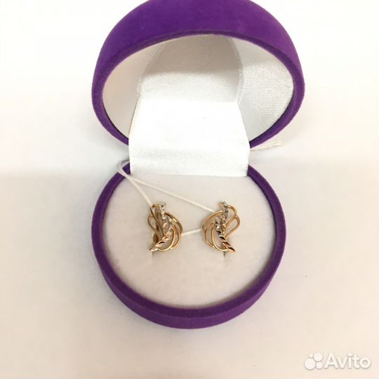 Золотые серьги (23184)