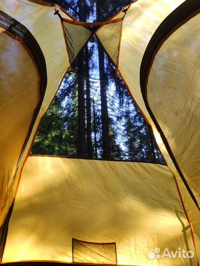 Палатка туристическая двухместная двухслойная