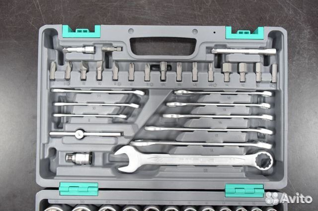 Набор инструментов 1/2, 1/4, crv stels 82 предмета