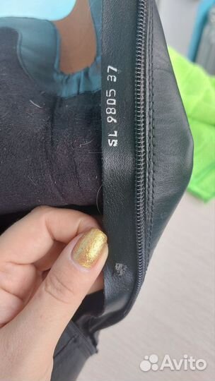 Сапоги женские натуральная кожа 37 размер