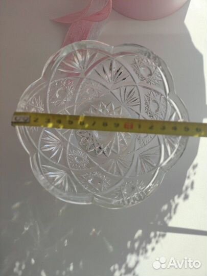 Хрустальная ваза, конфетница