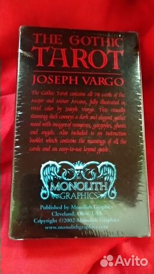 Gothic Tarot Joseph Vargo Готическое Таро Варго
