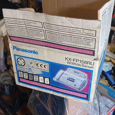 Факс Panasonic kx- fp158 ru в коробке