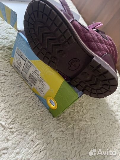 Ботинки для девочки осень