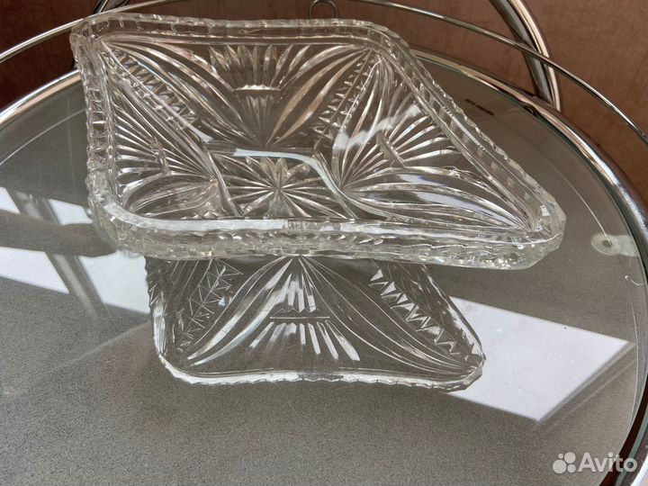 Салатник хрустальный большой
