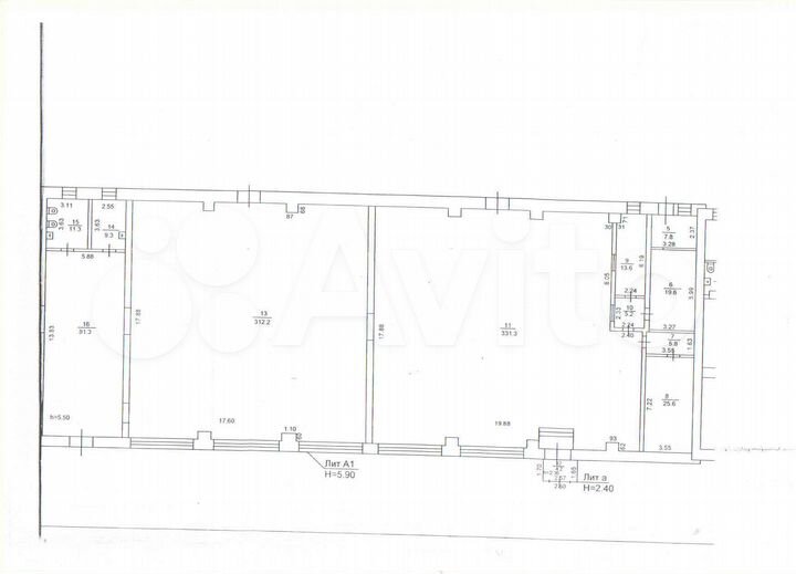 Свободного назначения, 730 м²