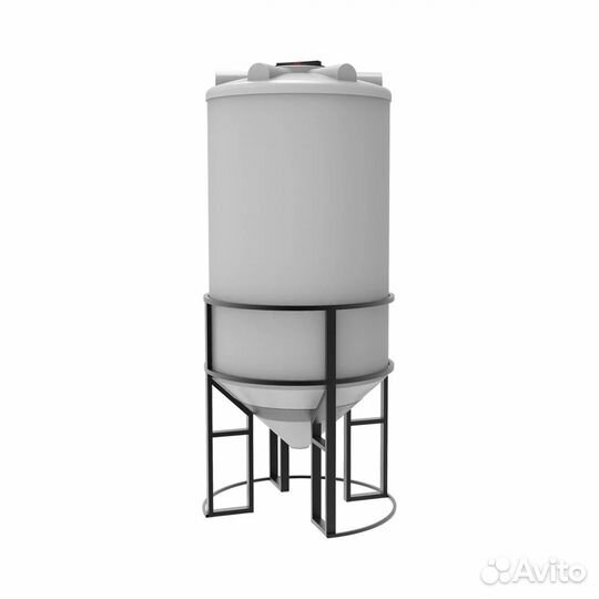 Емкость с полным сливом в обрешетке 2000 литров