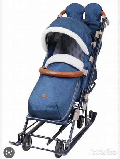 Санки коляска новая