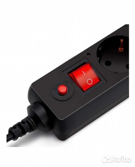 Сетевой фильтр новый Buro 5 метров