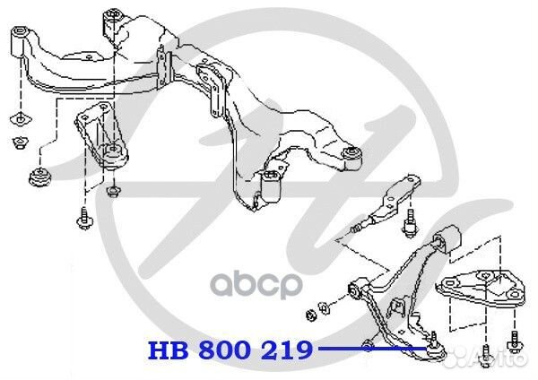 Шаровая опора HB 800 219 (SB-4872/CBN