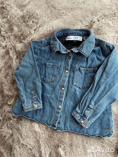 Джинсовка zara 86 на девочку