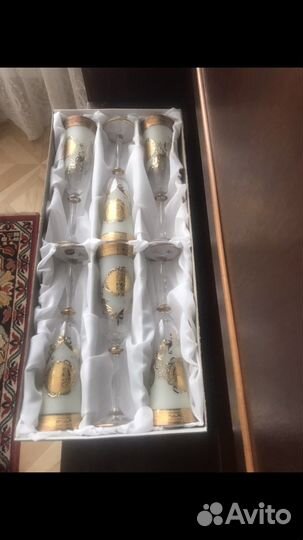 Фужеры богемия versace