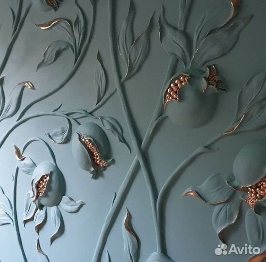 Гипсовое панно барельеф