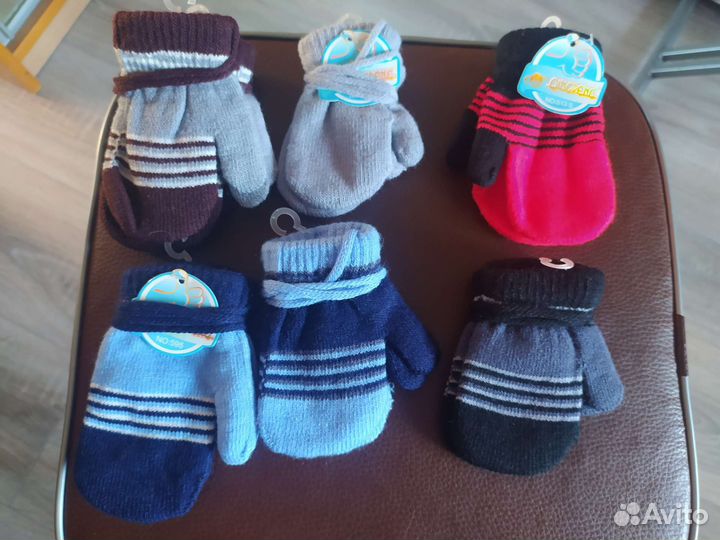 Детские перчатки, варежки