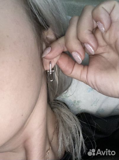 Серьги Серебро 925пр., сост.новых