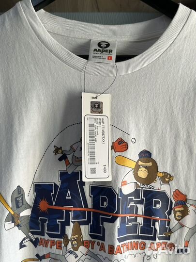 Футболка aape x Rob Flowers Aaper Tee Bape