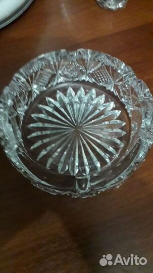 Хрустальная конфетница,пепельница