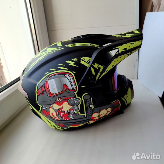 Мото очки новые,мото шлем кроссовый,мотошлем новый