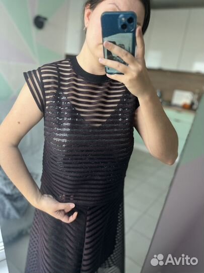 Комплект топ и юбка вечерний 40-42