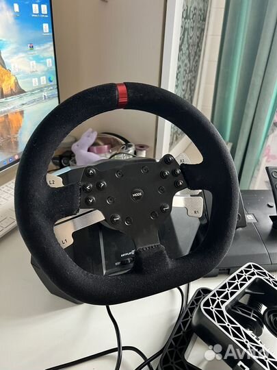 Игровой руль Artplays V-1200 с педалями