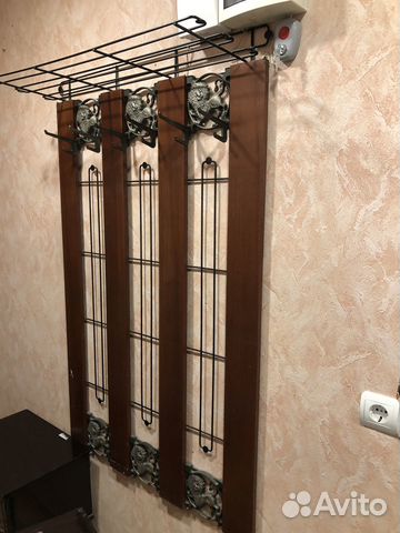 Вешалка настенная СССР из сталинки в прихожую Лев