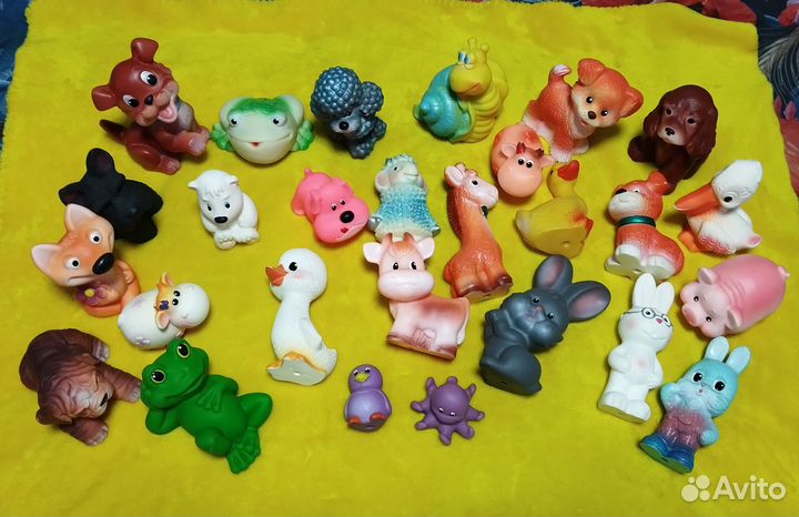 Резиновые игрушки завода огонёк