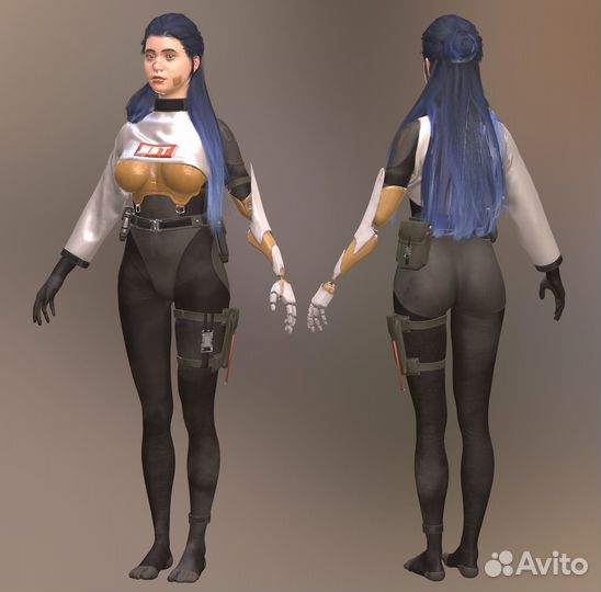 Создание 3d модели, 3д моделирование, скульптинг