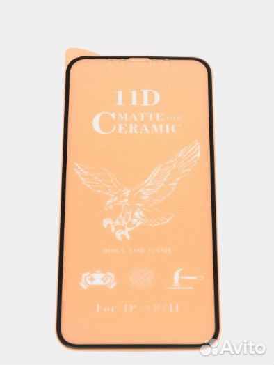 Керамическое стекло матовое iPhone 12/12Pro