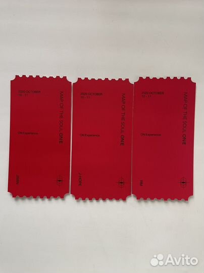 Билетики BTS MAP OF THE soul ON:E