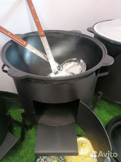 Казан с печкой 8 литров новый доставка